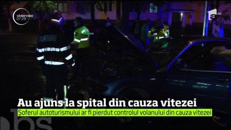 Accidente de circulaţie cu trei răniţi pe două străzi din Capitală