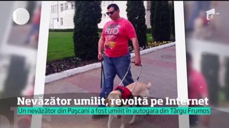 Un nevăzător din Paşcani a fost umilit în autogara din Târgu Frumos