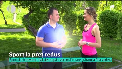 Sportul e binevenit, mai ales după o vacanță în care grătarul a fost vedeta