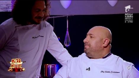 Primul pariu în semifinale! Chef Bontea îl provoacă pe Scărlătescu: ”O să vezi tu!” Dumitrescu e martor!