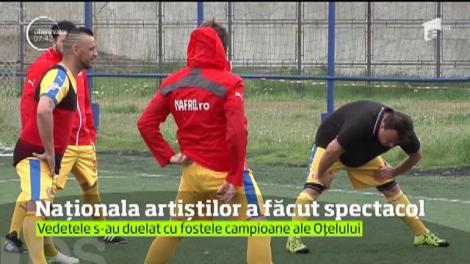 15 vedete au fost pentru o zi, fotbalşti pe un teren din Galaţi