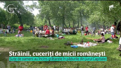 Sute de oameni au încins grătarele în pădurile din jurul Capitalei