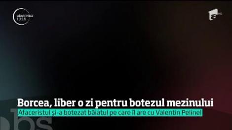Cristian Borcea, liber o zi pentru botezul mezinului