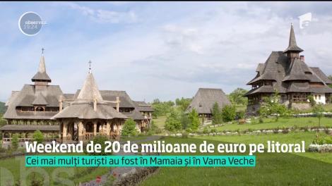 70 de mii de turiști au fost la mare și au cheltuit milioane de euro, de 1 Mai