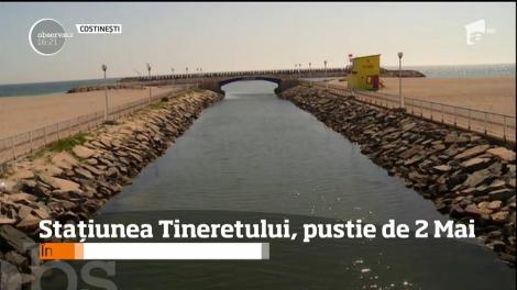 Costinești, stațiunea Tineretului, pustie de 2 Mai