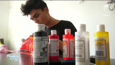 Octavian Graure, tânărul care-ți pictează adidașii