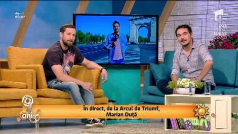 Live-ul zilei. De la Arcul de Triumf, Marian Duță prezintă vremea și evenimentele săptămânii din București