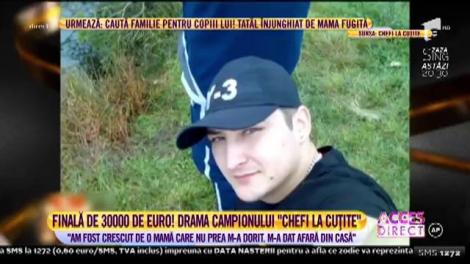 Gianny Bănuță, câștigătorul sezonului trei ”Chefi la cuțite”, a avut o viață cu gust amar! Povestea lui este impresionantă: ”Eram copil și dormeam pe unde apucam!”