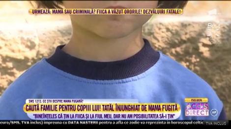 Un bărbat, părăsit de soție, caută familie pentru copiii lui: "Bineînțeles că țin la fiica și la fiul meu, dar nu am posibilitatea să-i țin"