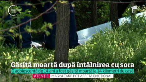 O adolescentă de 14 ani a fost găsită moartă la 14 kilometri de casă