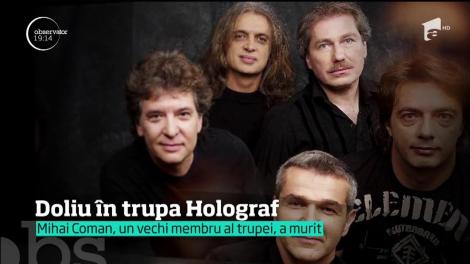 Mihai Coman, un vechi membru al trupei Holograf, a încetat din viață