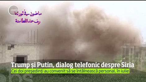 Donald Trump şi Vladimir Putin au avut o convorbire telefonică pe care Casa Albă a calificat-o drept "o foarte bună discuţie"