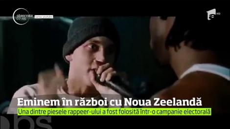 Rapper-ul Eminem a atacat în justiţie partidul aflat la putere în Noua Zeelandă, pe care îl acuză că a folosit fără autorizaţie, într-o campanie electorală, din 2014 piesa "Lose Yourself"