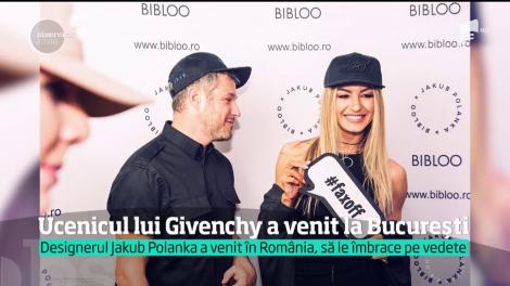 Ucenicul lui Hubert de Givenchy, Jakub Polanka, a venit în România să le îmbrace pe vedete