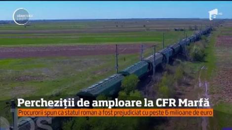 Percheziţii de amploare în această dimineaţă la sediile CFR Marfă din ţară
