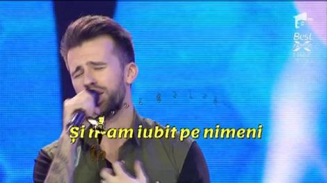 Antren fără refren! Florin Ristei cântă melodia "N-am iubit pe nimeni" a trupei Holograf
