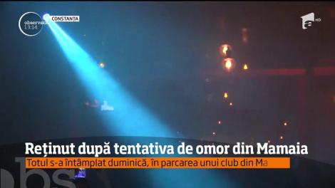 La trei zile după ce a înjunghiat un bărbat în parcarea unui club de fiţe din Mamaia, agresorul a fost reţinut aseară de poliţişti