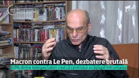 Dezbatere brutală între cei doi candidați la preşedinţia Franţei