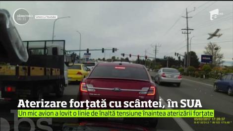 Imagini dramatice surprinse în statul american Washington, unde un avion de mici dimensiuni s-a prăbuşit la scurt timp după decolare