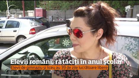 Este haos în structura anului şcolar, iar elevii şi părinţii spun că nu prea mai înţeleg nimic din programul fragmentat de zeci de zile libere şi vacanţe