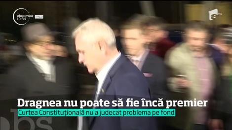 Liviu Dragnea nu poate să fie încă premier