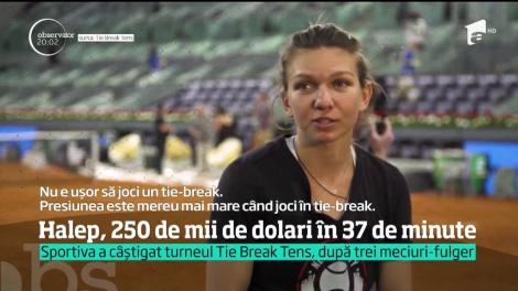 Simona Halep a câștigat turneul Tie Break Tens, de la Madrid