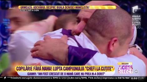 Gianny Bănuță, câștigătorul trofeului Chefi la Cuţite, un exemplu pentru cei care nu mai văd nicio scăpare, când se află la greu: ”Mămăița mea m-a salvat!”
