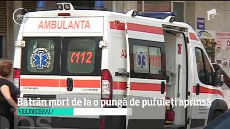 Un bârbat a murit la spitalul din Pitești, după ce hainele i-au luat foc de la o pungă cu pufuleţi