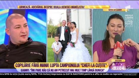 Surpriză, în direct, pentru Gianny! Soția câștigătorul ”Chefi la cuțite” a povestit cum a ajuns acesta să participe la show-ul culinar