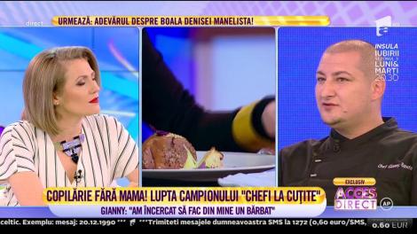 Copilărie fără mamă! Lupta campionului ”Chefi la cuțite”, care s-a refugiat în bucătărie: "Mi-a dorit enorm o geacă. Am muncit trei luni și apoi mi-am cumpărat-o. Am fost mândru de mine!"