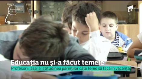 Problema temelor pentru acasă își caută rezolvare! Elevii din învătământul primar și gimnazial nu sunt obligați să facă teme în zilele libere