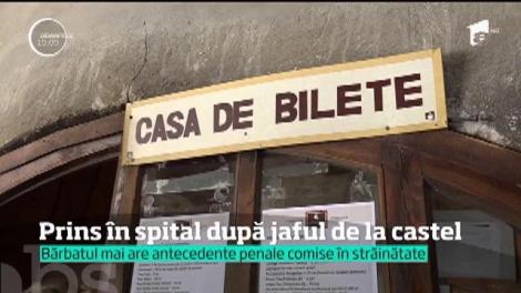 Bărbatul care a jefuit Castelul Corvinilor din Hunedoara a fost arestat de polițiști, chiar în spitalul municipal