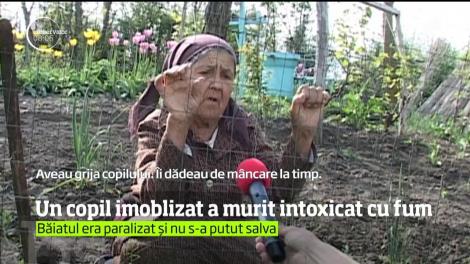Tragedie într-un sat din județul Vaslui! Un copil paralizat a murit la 14 ani intoxicat cu fum în propria casă