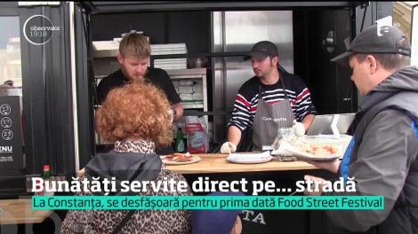 La Constanța se desfășoară, pe stradă, Festivalul Mâncărurilor