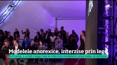 Manechinele prea slabe, interzise pe podiumurile din Franţa