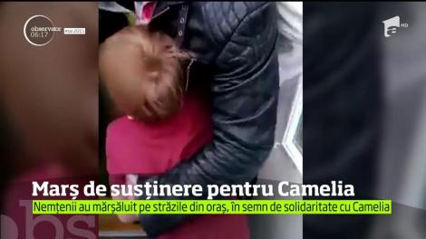 Nemțenii au mărșăluit pe străzile din oraș, în semn de solidaritate cu Camelia, medicul român condamnat la închisoare pentru că a opus rezistenţă când statul finlandez i-a luat cu forţa copiii