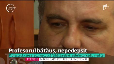 Profesorul, de la Şcoala Specială numărul 4, din Capitală, care a recunoscut că își bătea elevii, nu poate fi pedepsit