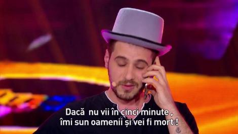 Cătălin Delca, moment comic pe scena iUmor: "Cred că erau foarte multe lucruri de îndreptat la ceea ce ai făcut"