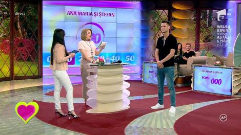 Au răspuns sincer, au dat dovadă că se cunosc perfect și au  câstigat. Ana Maria și Ştefan au ieșit învingători