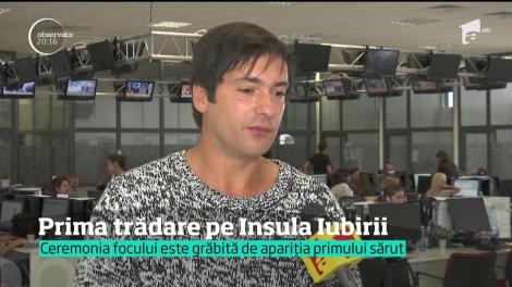 Prima trădare pe Insula Iubirii! Ceremonia focului este grăbită de apariția primului sărut