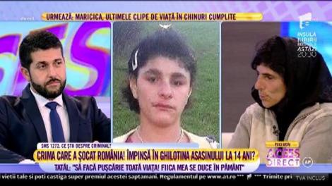 Durere și lacrimi pentru părinții copilei de 14 ani ucisă cu sânge rece: "Să facă pușcărie toată viața! Fiica mea se duce în pământ"