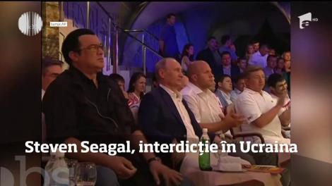 În următorii cinci ani, Steven Seagal are interdicție de a intra în Ucraina