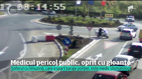 Șoferul, care a spart barajele poliției, pe litoral, de profesie medic stomatolog, este internat la psihiatrie
