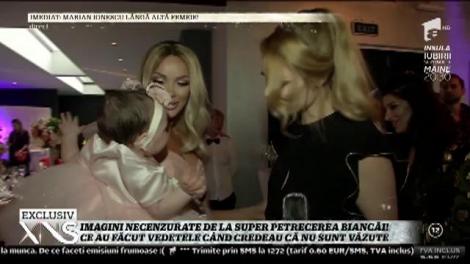 Imagini necenzurate de la super petrecerea Biancăi Drăgușanu. Ce au făcut vedetele atunci când nu credeau că sunt văzute!