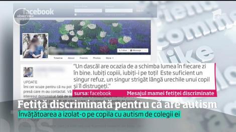 Trei profesori de la o școală din Galați au fost amendați pentru discriminare. Dascălii nu au ajutat o fetiţă de opt ani cu autism să se integreze în şcoală
