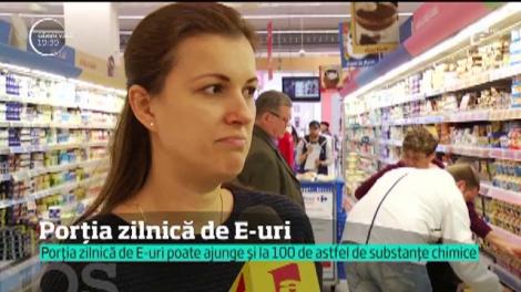Românii nu mănâncă sănătos! Porția zilnică de E-uri poate ajunge și la 100 de substanțe chimice
