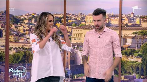 Diana Munteanu, trasă la răspundere de colegul Ristei: "E prea de dimineaţă! N-ai acordul părinţilor la TV!"