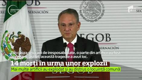 14 persoane şi-au pierdut viaţa în Mexic, iar alte 22 au fost rănite în urma unei serii de explozii