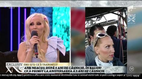 La cinci ani de la căsătorie, soţul i-a făcut Ancăi Neacşu un cadou neobişnuit. S-au plimbat în balon!