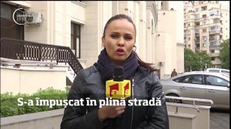 Incident şocant, în urmă cu puţin timp, chiar într-o zonă centrală a Capitalei. Un bărbat s-ar fi împușcat în piept, în fața unui  magazin